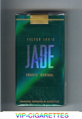 Jade Smooth Menthol Filter 100s cigarettes soft box