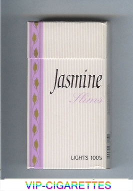 Jasmine Slims Lights 100s cigarettes hard box