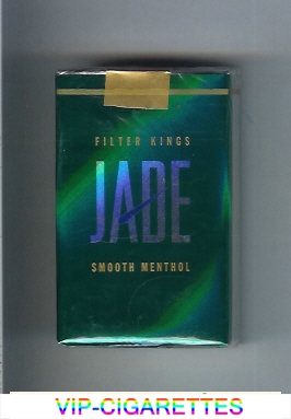 Jade Smooth Menthol Filter King cigarettes soft box