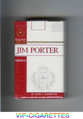 Jim Porter Full Flavor King Size cigarettes soft box