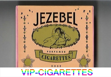 Jezebel Perfumed Cigarettes Rose wide flat hard box