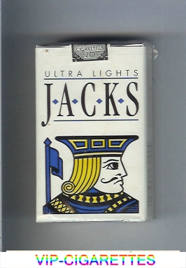 Jacks Ultra Lights cigarettes soft box