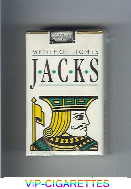 Jacks Menthol Lights cigarettes soft box