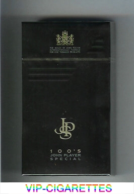 John Player Special 100s Black cigarettes hard box