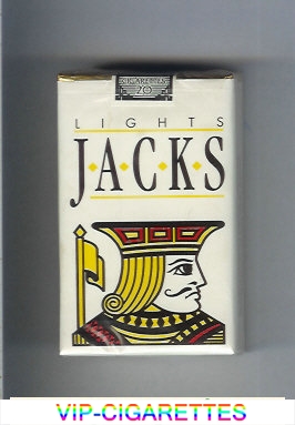 Jacks Lights cigarettes soft box
