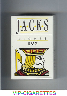 Jacks Lights Box cigarettes hard box