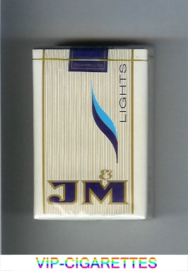 JM Lights cigarettes soft box