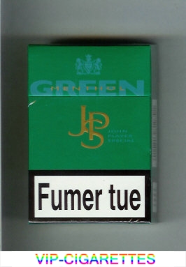John Player Special Menthol green cigarettes hard box