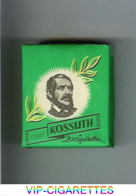 Kossuth Ezust green cigarettes soft box