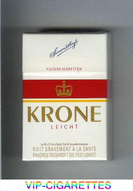 Krone Leicht cigarettes hard box