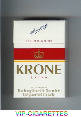 Krone Extra cigarettes hard box