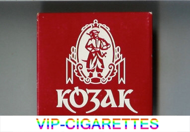 Kozak T cigarettes wide flat hard box