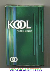 Kool Filter Kings side slide cigarettes hard box