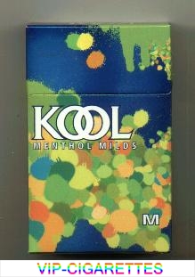 Kool Menthol Milds cigarettes hard box