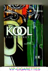 Kool Filter Kings cigarettes hard box