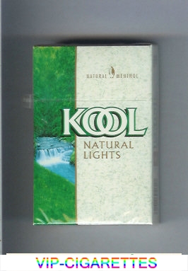 Kool Natural Lights Menthol cigarettes hard box