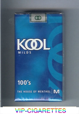 Kool Milds 100s The House of Menthol cigarettes soft box