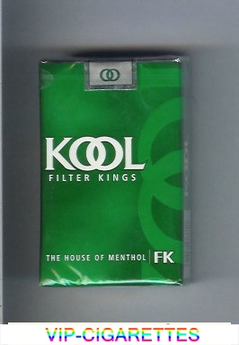 Kool Filter Kings The House of Menthol cigarettes soft box