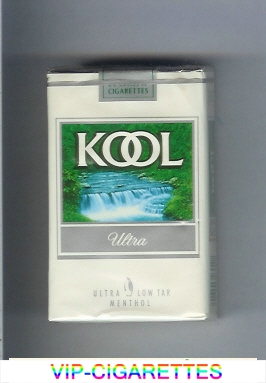 Kool Ultra Menthol cigarettes soft box