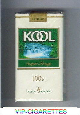 Kool Classic Menthol Super Longs 100s cigarettes soft box