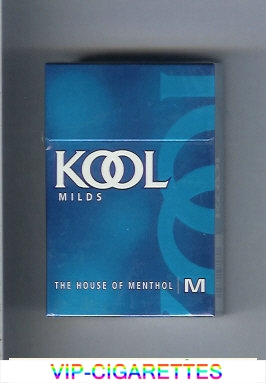 Kool Milds The House of Menthol cigarettes hard box