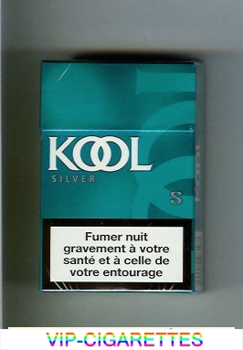 Kool Silver cigarettes hard box