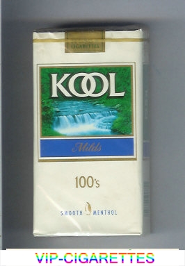 Kool Milds Menthol 100s cigarettes soft box