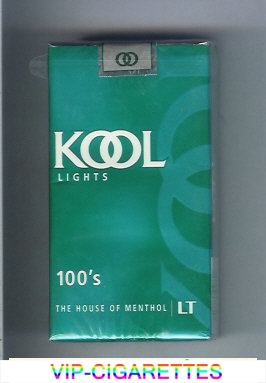 Kool Lights 100s The House of Menthol cigarettes soft box