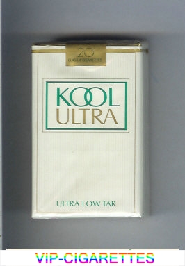 Kool Ultra cigarettes soft box