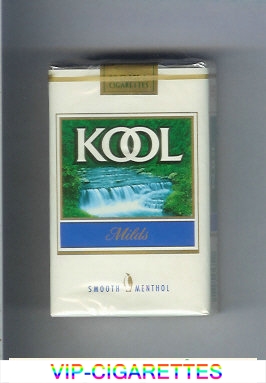 Kool Milds Menthol cigarettes soft box