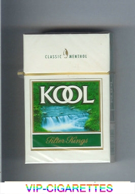 Kool Classic Menthol Filter Kings cigarettes hard box