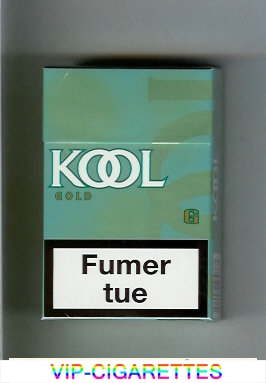 Kool Gold cigarettes hard box