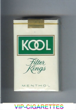 Kool Filter Kings Menthol cigarettes soft box