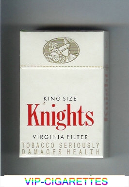 Knights King Size Virginia Filter cigarettes hard box