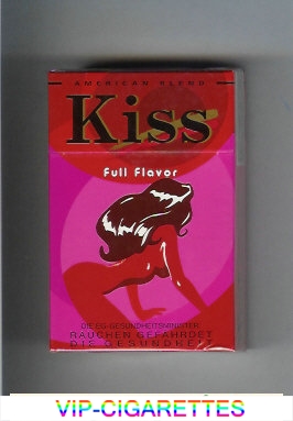 Kiss West Full Flavor cigarettes hard box