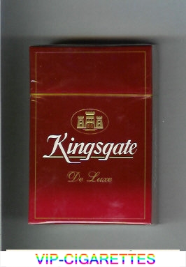 Kingsgate De Luxe cigarettes hard box