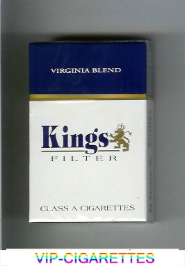 Kings Filter Virginia Blend cigarettes hard box