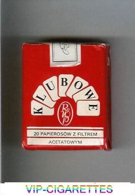 Klubowe red and white cigarettes soft box