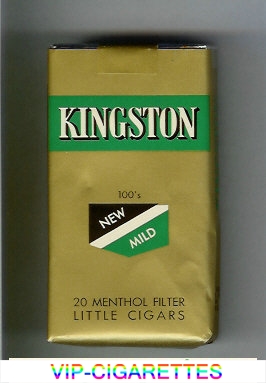 Kingston 100s 20 New Mild Menthol Filter Little Cigars cigarettes soft box