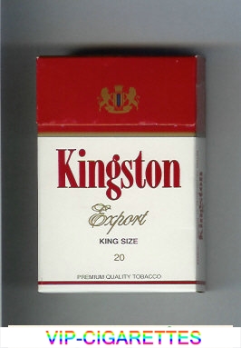 Kingston Export cigarettes hard box