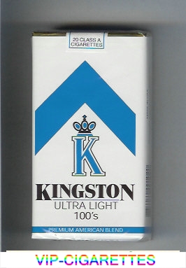 Kingston K Ultra Light 100s cigarettes soft box