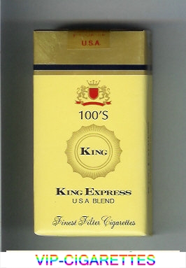 King Express USA Blend 100s cigarettes soft box