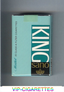 King Sano Menthol cigarettes soft box