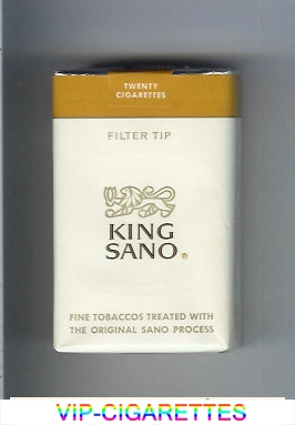 King Sano Filter Tip cigarettes soft box