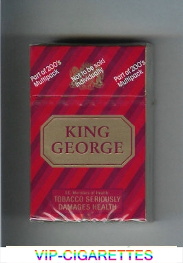 King George cigarettes hard box