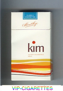 Kim Mild 100s cigarettes hard box