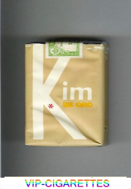 Kim De Oro cigarettes soft box