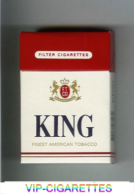 King Finest American Tobacco cigarettes hard box