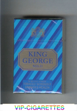 King George Mild cigarettes hard box