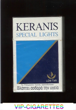 Keranis Special Lights cigarettes hard box
